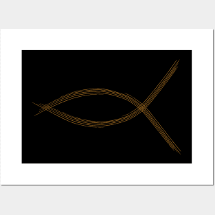 Ichthys Fish Christianity Posters and Art